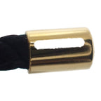 Celine Maillon Triomphe Code Beach Bracelet Metal Black Gold Strap — view 5