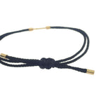 Celine Maillon Triomphe Code Beach Bracelet Metal Black Gold Strap — view 6
