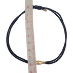 Celine Maillon Triomphe Code Beach Bracelet Metal Black Gold Strap — view 9