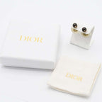 Christian Dior Clear Tribal Earrings With Gold Color Box M4420 — view 7