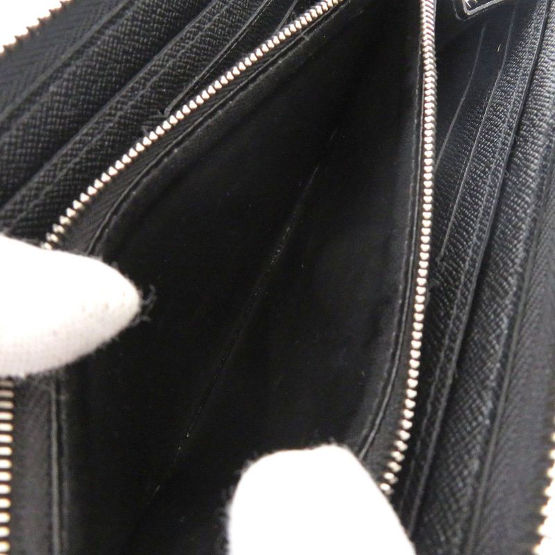 Louis Vuitton Portefeuille Clemence Epi Leather Noir Black Long Wallet — view 5