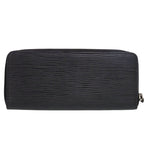 Louis Vuitton Portefeuille Clemence Epi Leather Noir Black Long Wallet — view 2