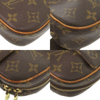 Louis Vuitton Pochette Gange Monogram Brown Body Bag Waist 0484 — view 3