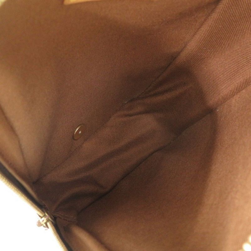 Louis Vuitton Pochette Gange Monogram Brown Body Bag Waist 0484 — view 5