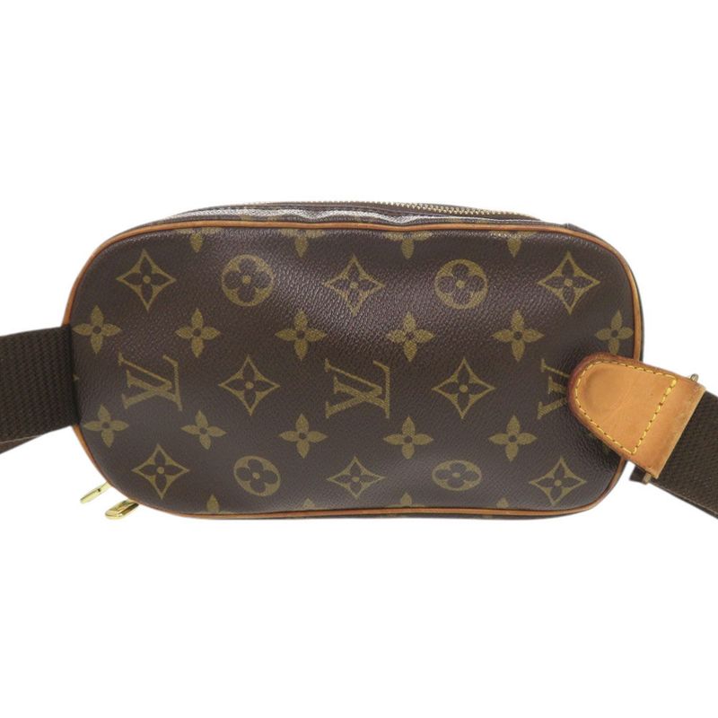 Louis Vuitton Pochette Gange Monogram Brown Body Bag Waist 0484 — view 2