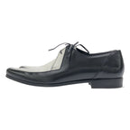 Dior Homme 2006 SS Bicolor Leather Juice Black White 39 — view 2
