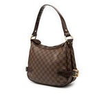 Louis Vuitton Damier Highbury Shoulder Bag Brown Leather — view 2