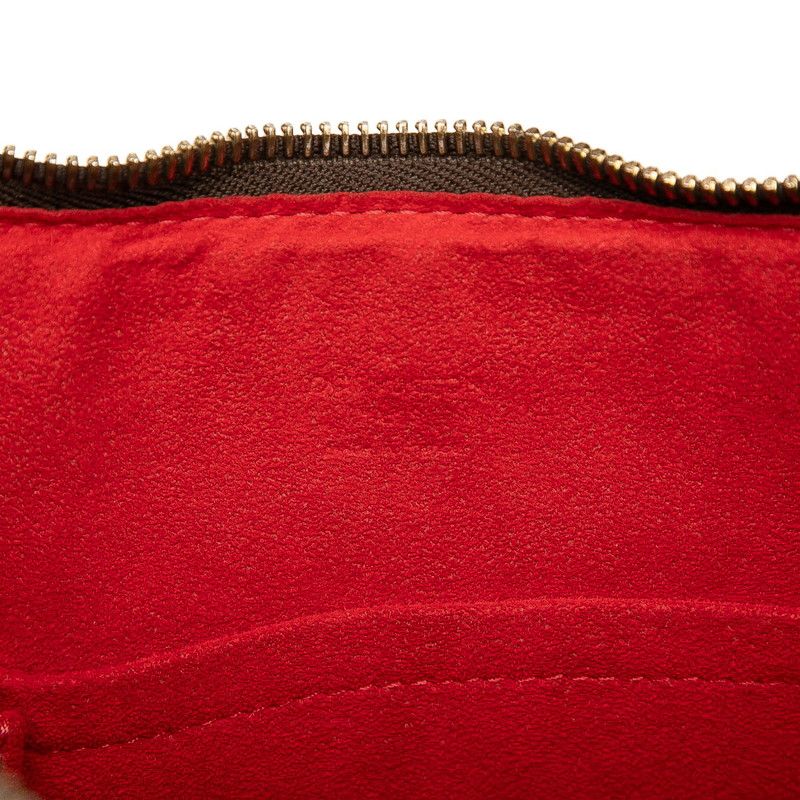 Louis Vuitton Damier Highbury Shoulder Bag Brown Leather — view 5