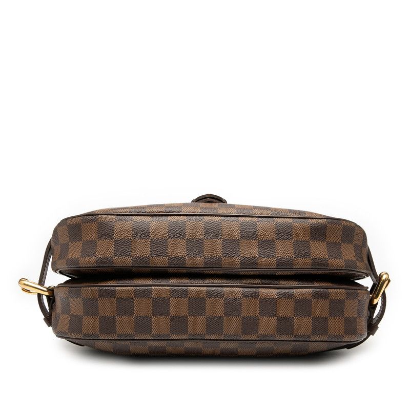 Louis Vuitton Damier Highbury Shoulder Bag Brown Leather — view 3