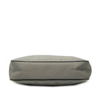 Prada Triangle Logo Plate 2 Vh113 Grey Black Nylon Leather — view 3