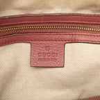 Gucci Sherry Line Mini Boston Bag Shoulder 2way Pink Canvas Leather — view 5