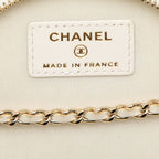 Chanel Small Vanity Bag Chain Shoulder Ap2193 off White Black — view 5