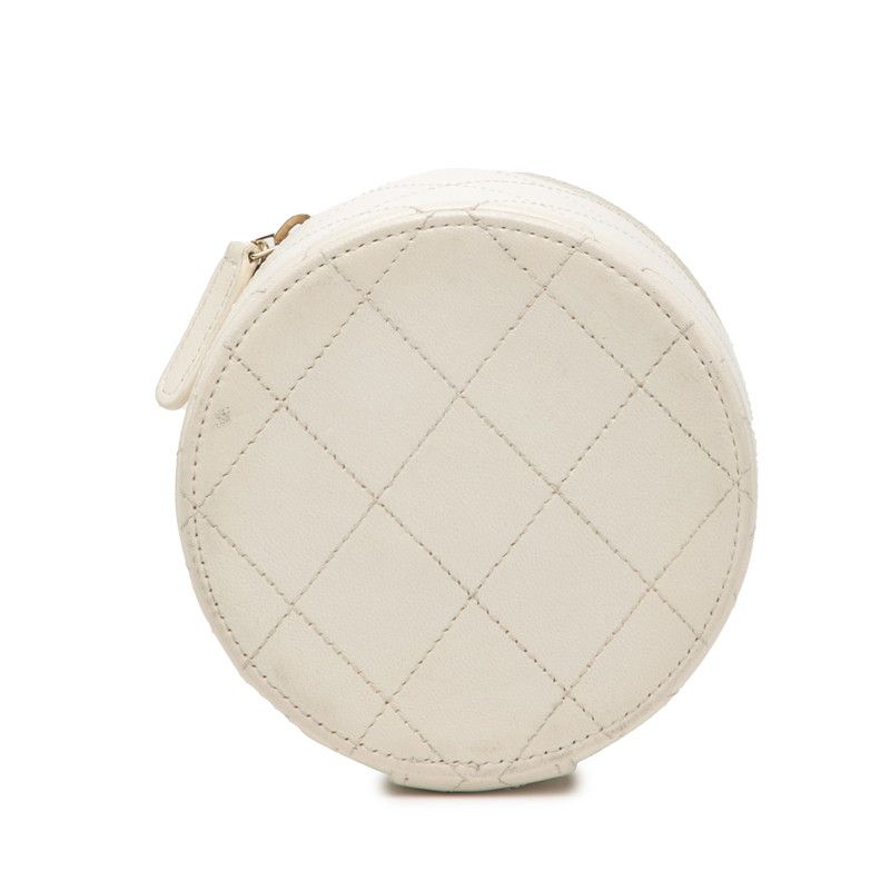 Chanel Small Vanity Bag Chain Shoulder Ap2193 off White Black — view 3