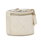 Chanel Small Vanity Bag Chain Shoulder Ap2193 off White Black — view 2