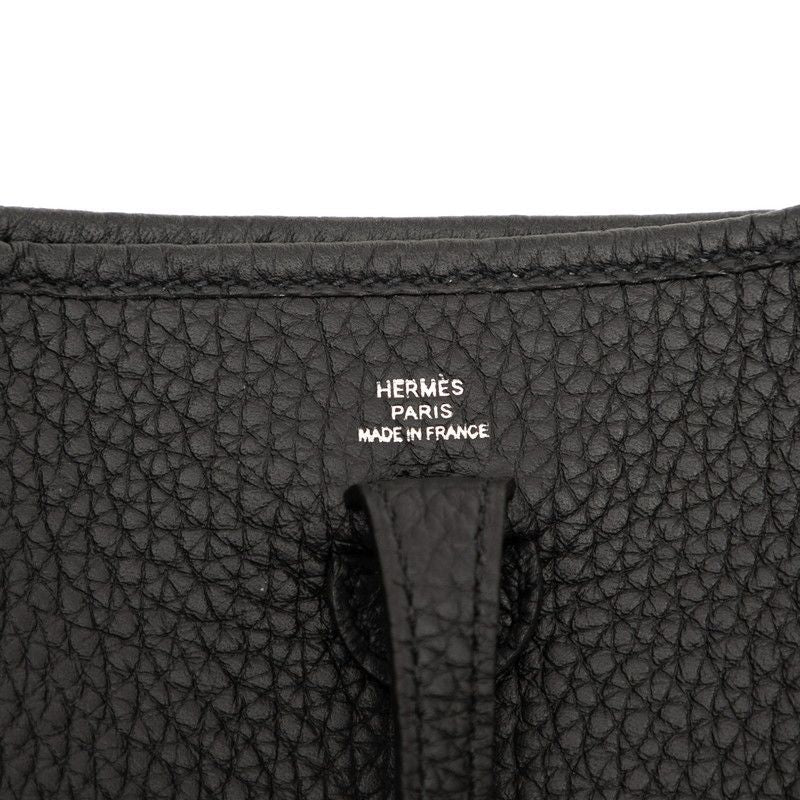 Hermes Mini Evelyne TPM Black Taurillon Clemence — view 5