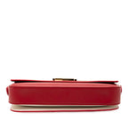 Fendi Trebuchet One Shoulder Bag 8 Br720 Red Leather — view 3