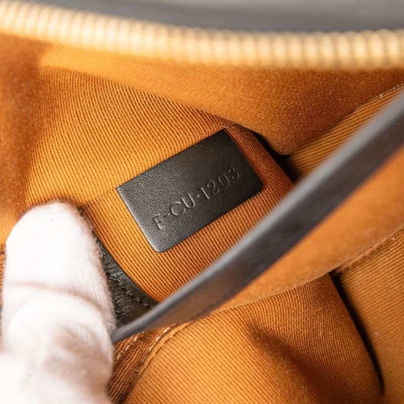 Celine Triomphe Black Brown Leather — view 6