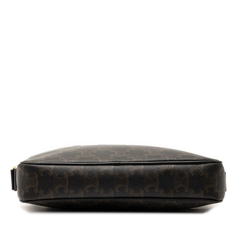 Celine Triomphe Black Brown Leather — view 3