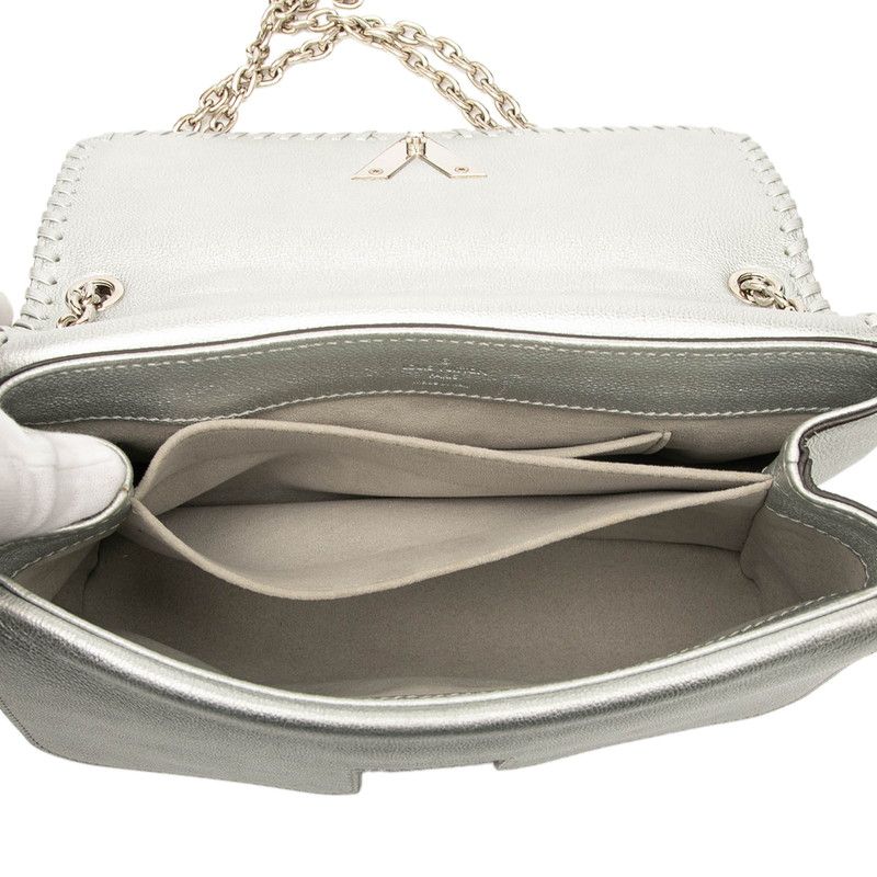 Louis Vuitton Veryline Chain Shoulder Bag Arjun Silver Leather — view 4