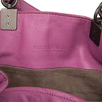 Bottega Veneta Intrecciato Shoulder Bag 2-Way Purple Leather — view 5