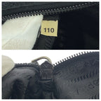 Prada Tessuto Triangle Logo Plate Black Silver Hardware Nylon Tote Bag — view 5