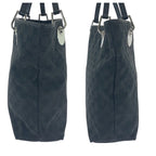 Gucci Black Silver Hardware GG Canvas 10836 Tote Bag — view 8