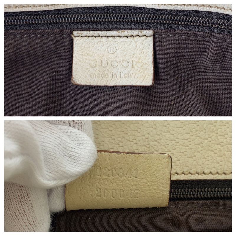 Gucci Brown Beige Gold Hardware GG Canvas Shoulder Bag Crossbody — view 4