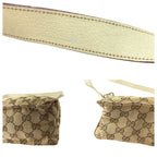 Gucci Brown Beige Gold Hardware GG Canvas Shoulder Bag Crossbody — view 6