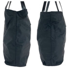 Prada Tessuto Triangle Logo Plate Black Silver Hardware Nylon Tote Bag — view 8