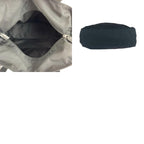 Prada Tessuto Triangle Logo Plate Black Silver Hardware Nylon Tote Bag — view 9
