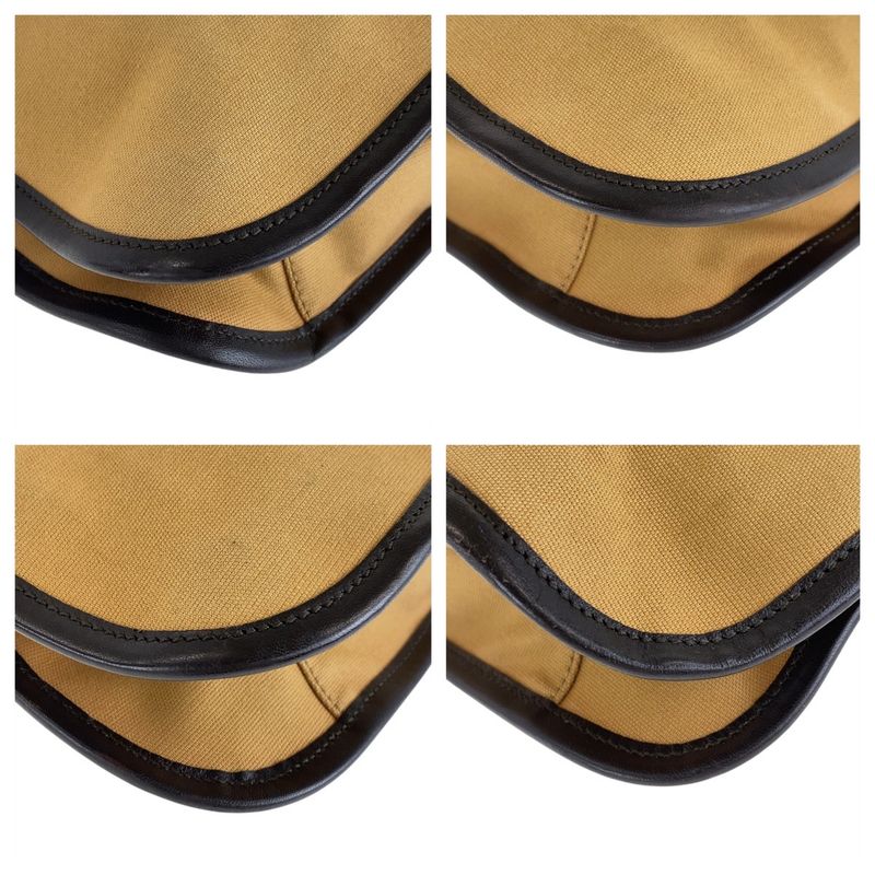 Gucci Sherry Line Beige Camel Canvas 001 4321 Shoulder Bag — view 3
