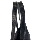 Prada Tessuto Triangle Logo Plate Black Silver Hardware Nylon Leather Tote Bag — view 8