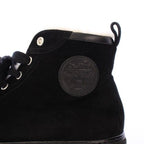 Hermes Jimmy High Cut Sneakers Shoes Thick Sole Suede Switching Logo One Color — view 7
