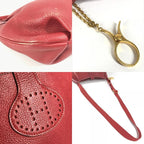 Hermes Shoulder Bag Rodeo De Leather Red — view 7