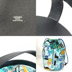 Hermes Shoulder Bag Musardine Leather Navy — view 8