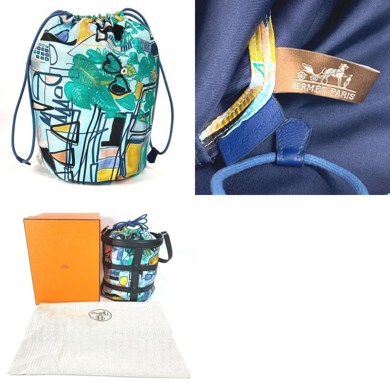 Hermes Shoulder Bag Musardine Leather Navy — view 9
