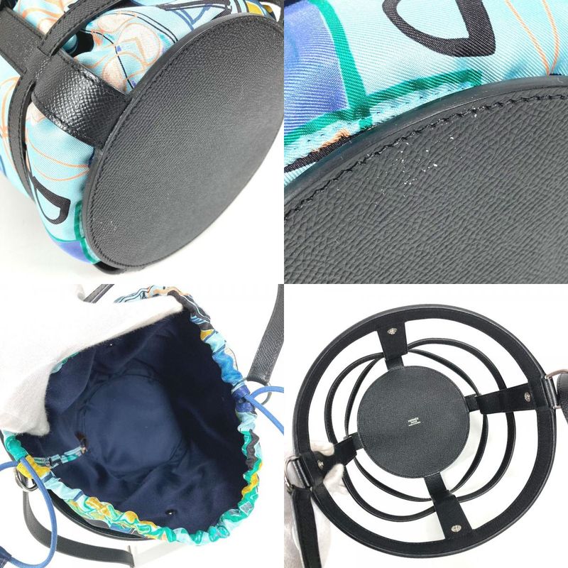 Hermes Shoulder Bag Musardine Leather Navy — view 7