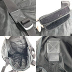 Louis Vuitton Practical Boston Bag Leather Nylon Black — view 8