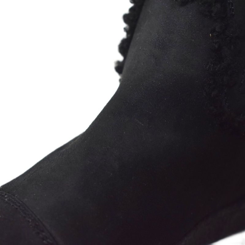 Chanel Long Boots Mouton Inner Shearling Coco Mark 36.5 Black Aa — view 7