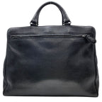 Bottega Veneta Intrecciato Business Bag Briefcase Handbag Black Leather — view 2