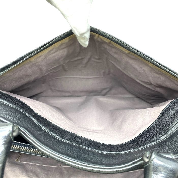 Bottega Veneta Intrecciato Business Bag Briefcase Handbag Black Leather — view 5