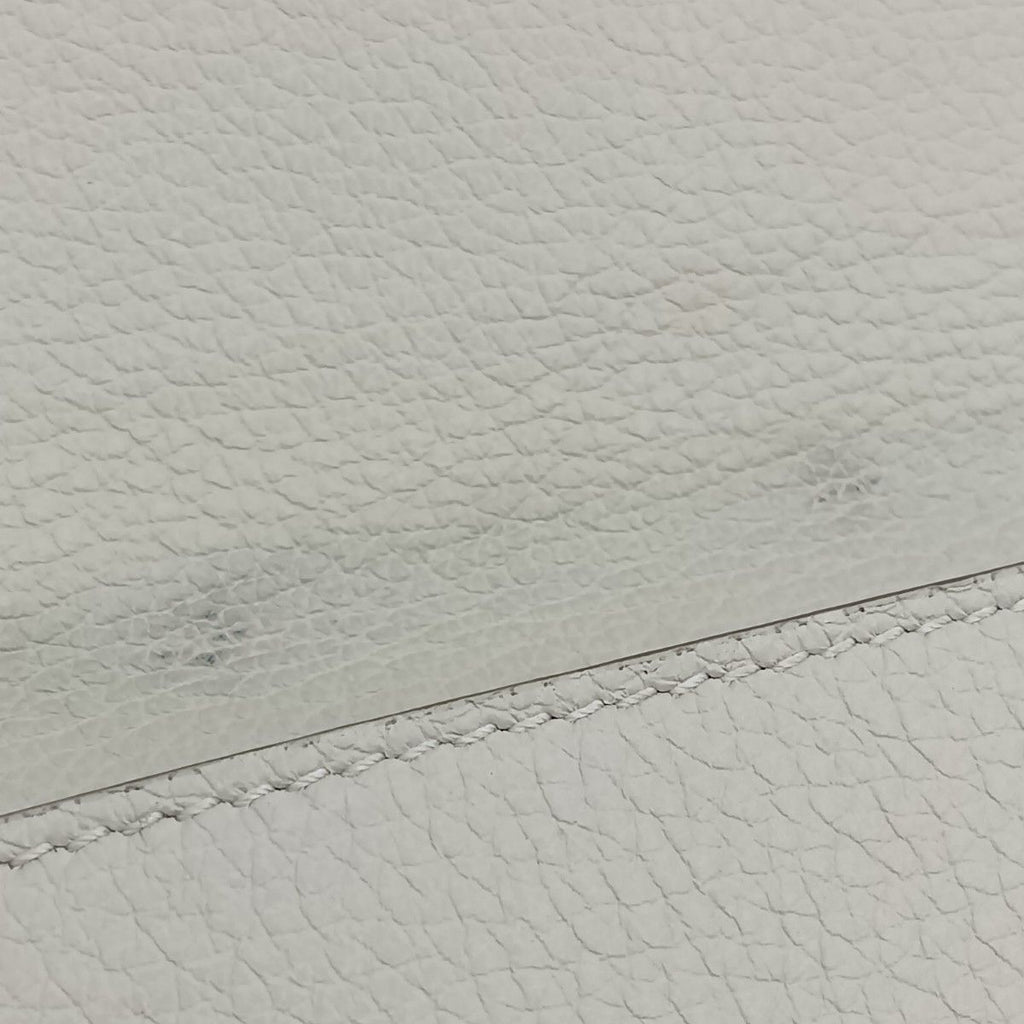 Gucci Embossed Logo Mini Wallet Trifold Ivory — view 8