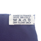Hermes Carre 90 Ship's Handrail Railing Scarf Large Silk Ivory Blue Gold — view 4
