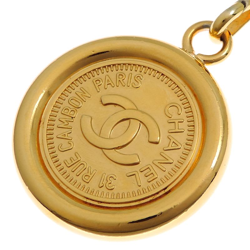 Chanel Coco Mark Medal Chain Belt — view 4