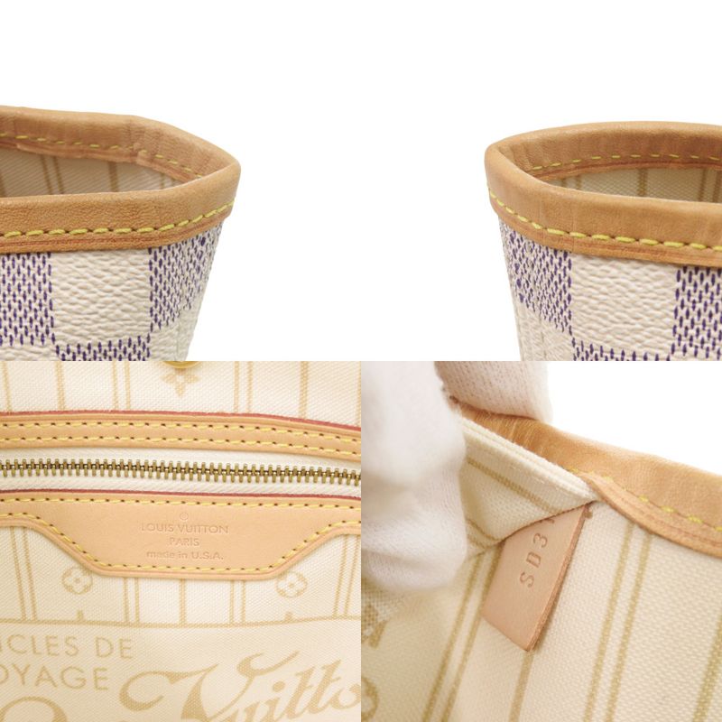 Louis Vuitton Neverfull GM Damier Azur Tote Bag 0501 — view 9