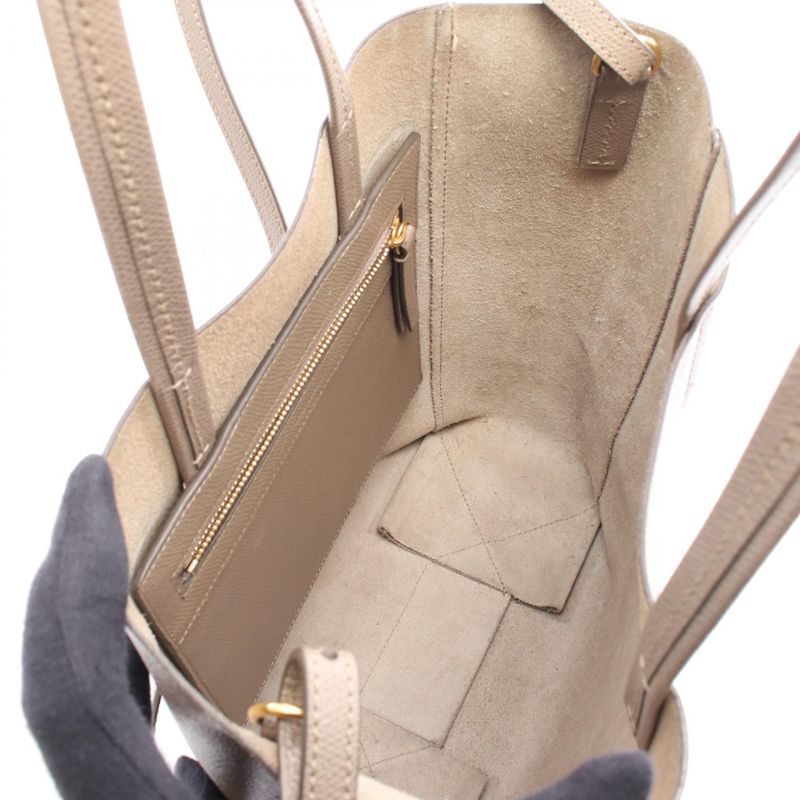 Celine Tote Bag Vertical Small Cabas Glaze Leather — view 3