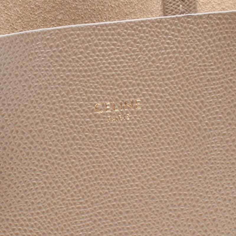 Celine Tote Bag Vertical Small Cabas Glaze Leather — view 4