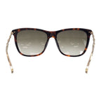 Gucci Brown Gold Metal Acetate 11 A3 F3 M Sunglasses — view 3