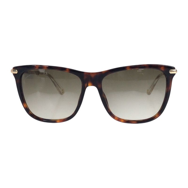 Gucci Brown Gold Metal Acetate 11 A3 F3 M Sunglasses — view 2