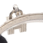 Hermes Bangle Kelly Black Stainless Steel Leather — view 5